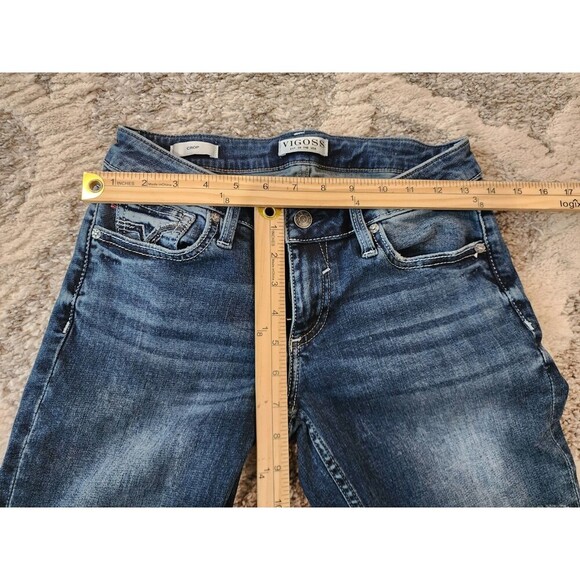Vigoss Jeans Crop Women’s Size 2 Skinny Dark Wash Stretch Mid Rise - Picture 5 of 8